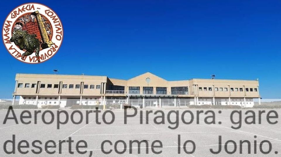 AEROPORTO PITAGORA SANT’ANNA, SI CERCA IN OGNI MODO UNA SCUSA PER SOSTENERNE LO SCARSO UTILIZZO