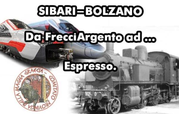 FRECCIA SIBARI-BOLZANO SOSTA A TORANO. NUOVO COLPO DEL CENTRALISMO COSENTINO