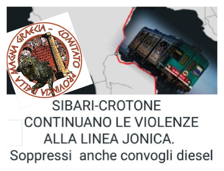 TRENITALIA, SCRITERIATE SOPPRESSIONI. LO JONIO TERRA DI NESSUNO